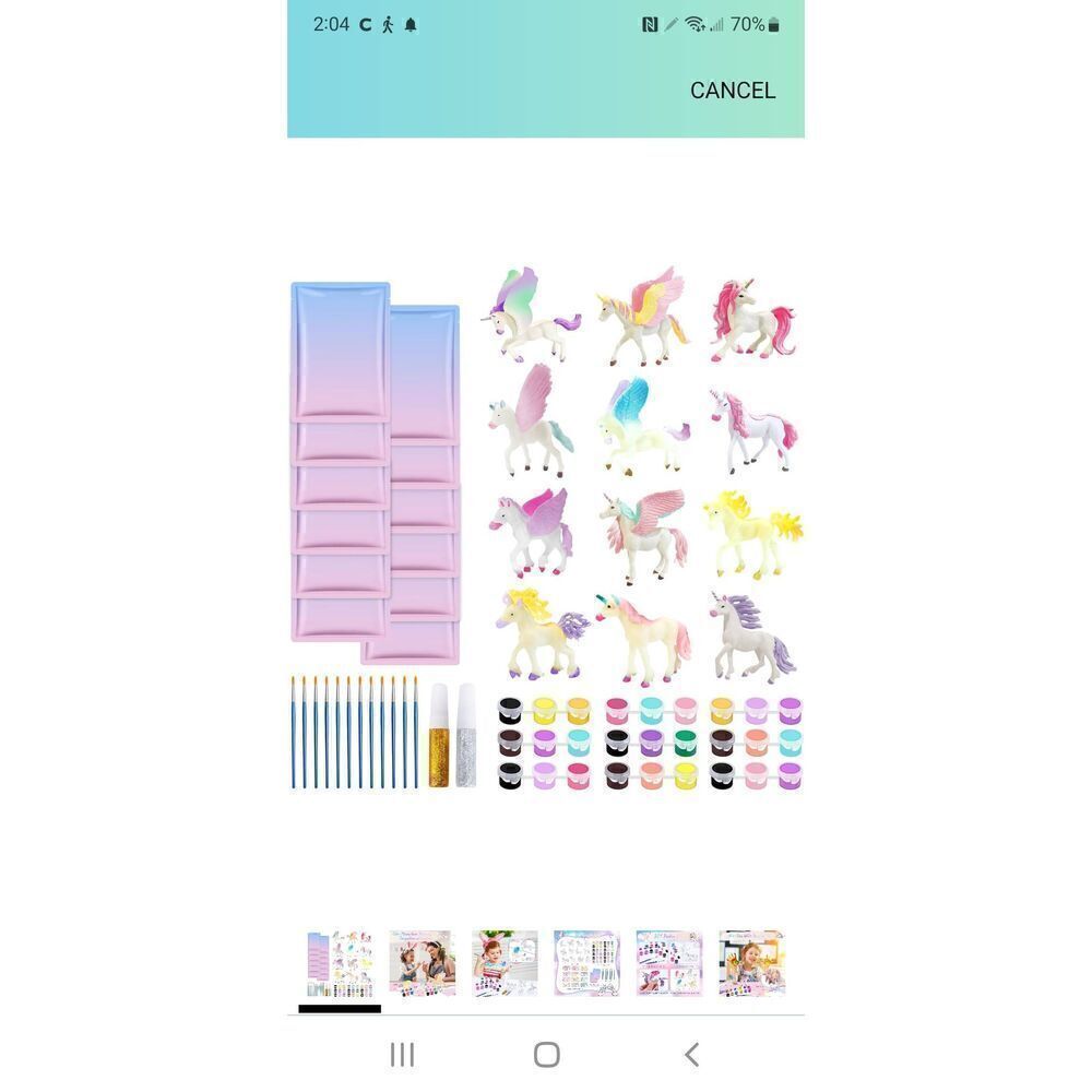 MINETOM PAINT YOUR OWN UNICORN KIT